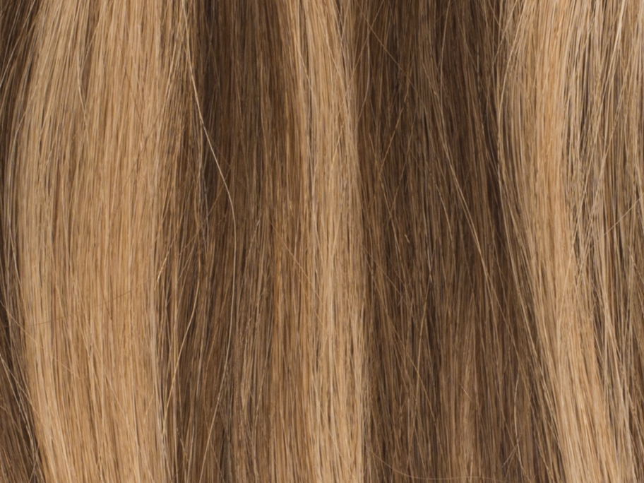 Poze Standard Clip & Go Hair Extensions - 125g Sandy Brown Mix 10B/7BN - 50cm