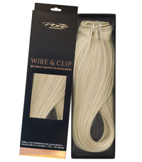 Poze Standard Äkta Löshår Wire & Clip - 130g Sensation Blonde 10NV/10V - 50cm