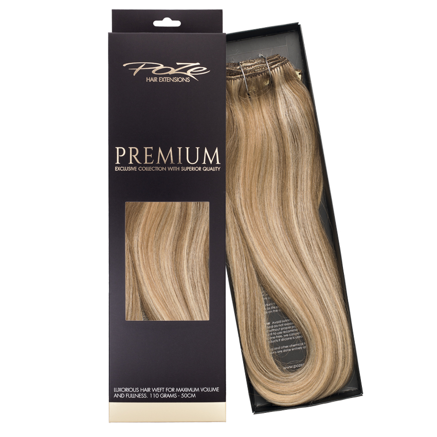 Poze Premium Clip & Go Hair Extensions - 125g 8A/10NV Ash Mix - 40cm