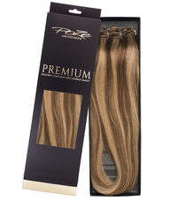 Poze Premium Hair Weft - 110g 7BN/10B Sandy Brown Mix - 60cm