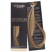 Poze Premium Keratin Extensions 7BN/10B Sandy Brown Mix - 40cm