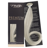 Poze Premium Keratin Extensions 10AS Titanium Blonde - 50cm