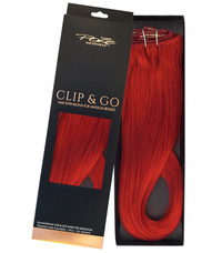 Poze Standard Clip & Go Hair Extensions - 110g Bright Red 8R - 50cm