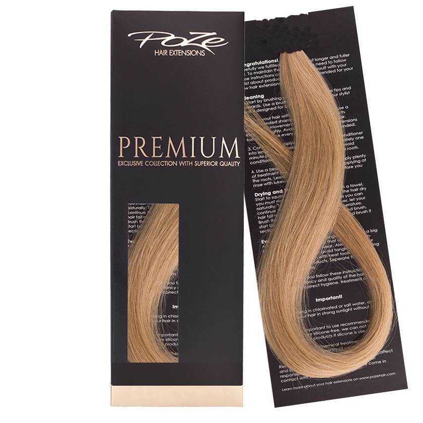 Poze Premium Keratin Extensions 9N Natural Blonde - 70cm -50g