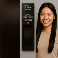 Poze Standard Hairweft - 110g Dark Espresso Brown 2B - 60cm