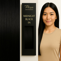 Poze Standard Clip & Go Hair Extensions - 125g Midnight Black 1N - 40cm