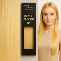 Poze Premium Keratin Extensions Beach Blonde 11V - 50cm - 50g