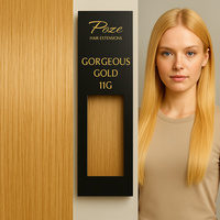 Poze Standard Keratin Extensions 11G Gorgeous Gold - 50cm - 17g