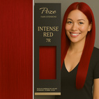 Poze Standard Tape On Extensions - 50g Intense Red 7R - 40cm