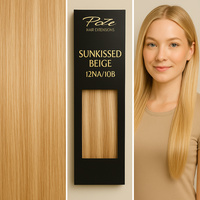 Poze Standard Clip & Go Hair Extensions - 125g Sunkissed Beige 12NA/10B - 50cm