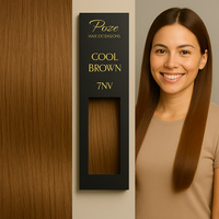 Poze Standard Clip & Go Hair Extensions - 125g Cool Brown 7NV - 50cm