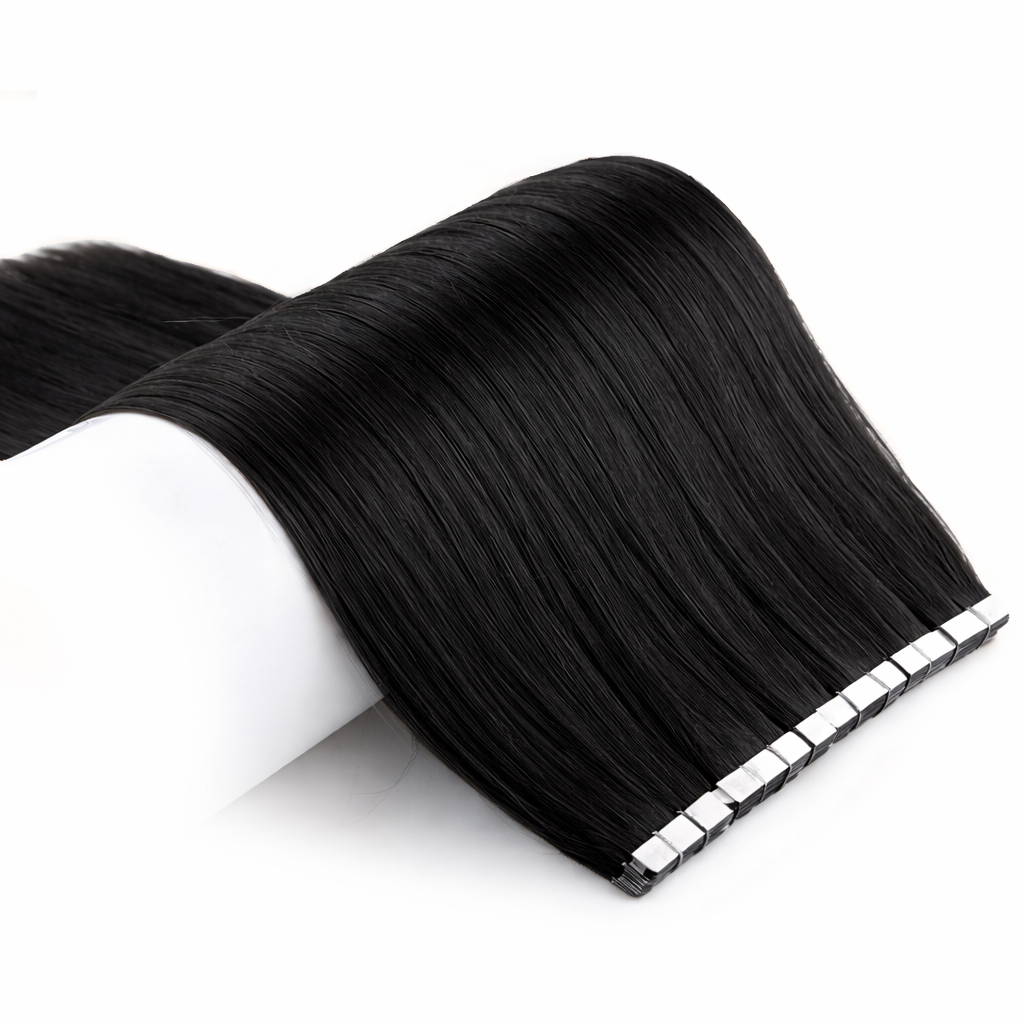 Poze Standard Tape On Extensions - 50g Midnight Black - 40cm